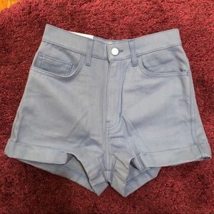 American Apparel High Waist Denim Shorts